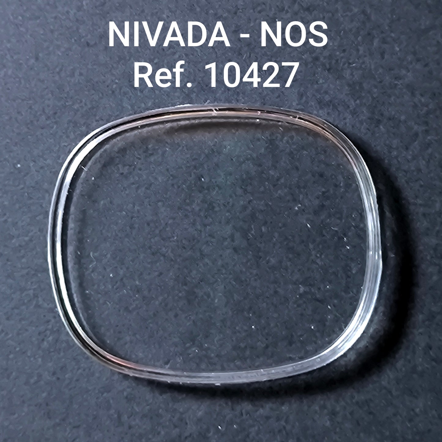 NIVADA - Plexi GLAS - Sonderform - Ref. 10427 - NOS - Vintage