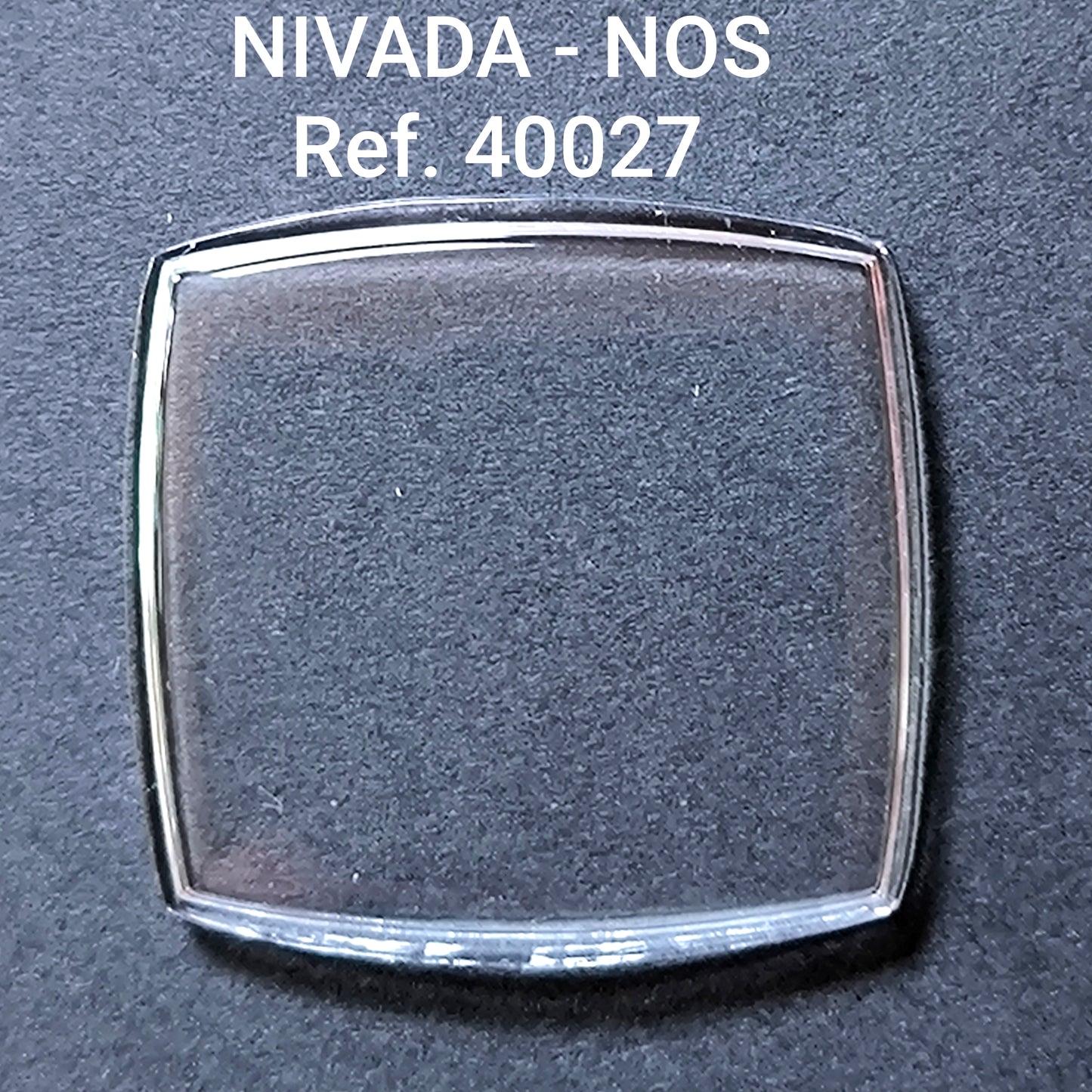 NIVADA - Plexi GLAS - Sonderform - Ref. 40027 - NOS - Vintage