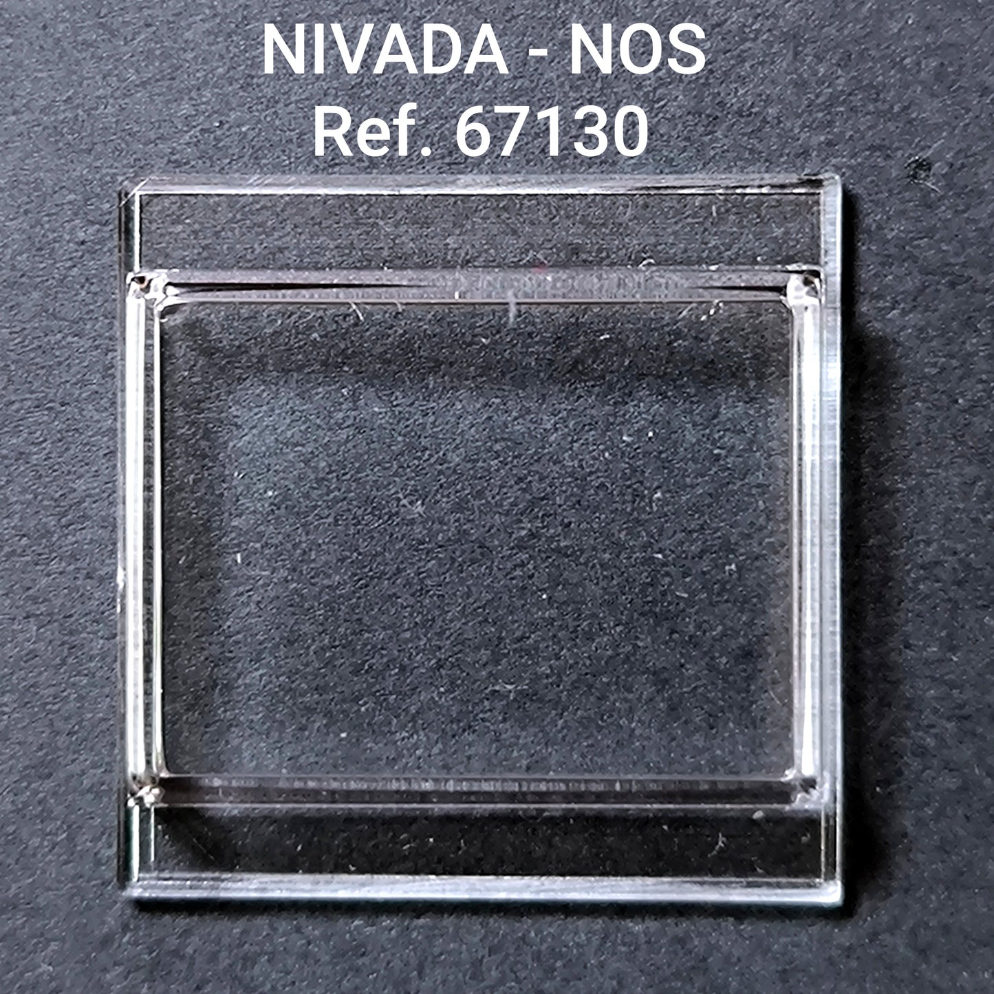 NIVADA - Plexi GLAS - Sonderform - Ref. 67130 - NOS - Vintage