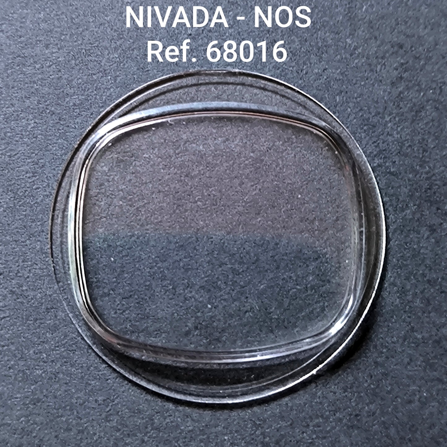 NIVADA - Plexi GLAS - Sonderform - Ref. 68016 - NOS - Vintage
