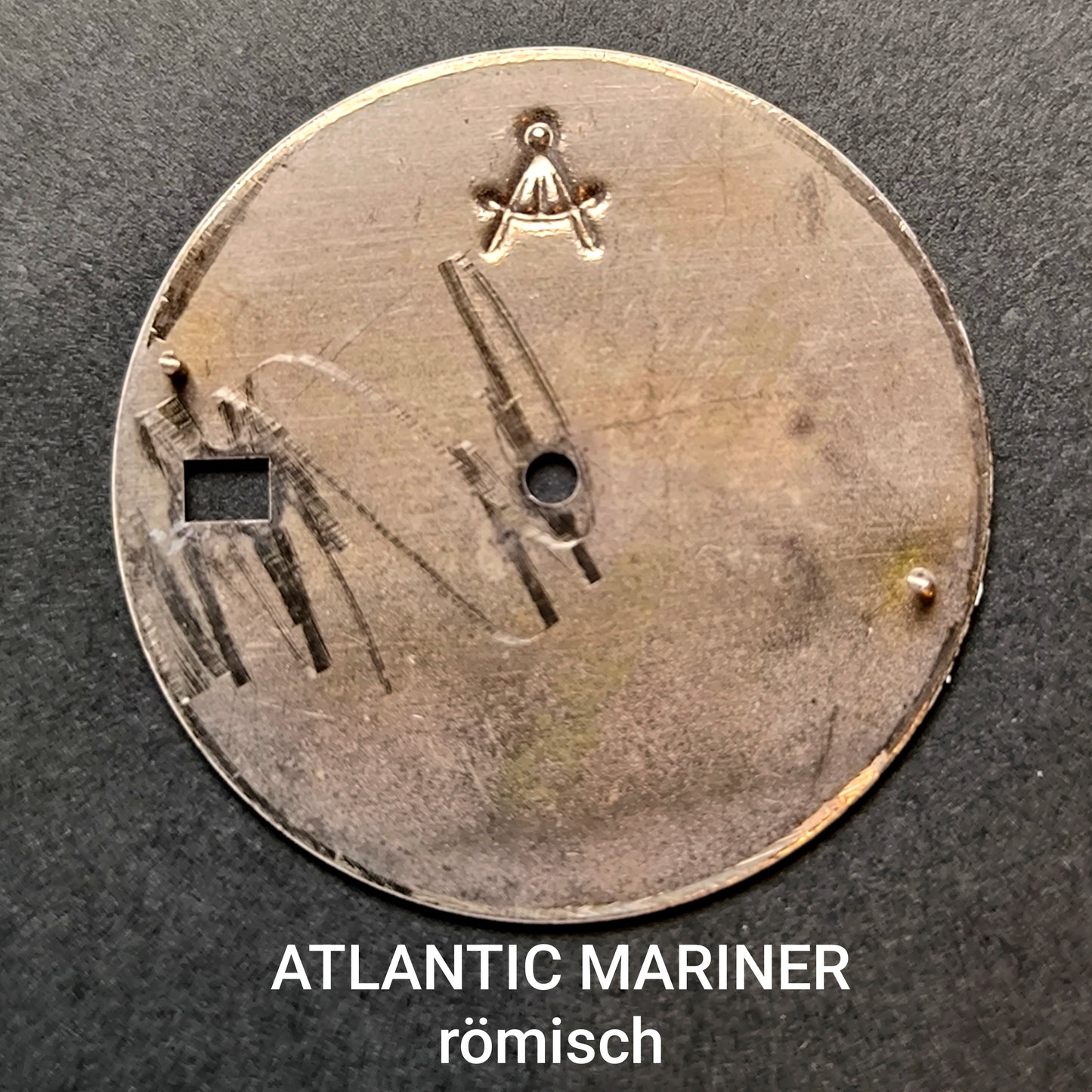 Atlantik Mariner - NOS - Zifferblatt - Weiß mit römischen Ziffern - D = 27,5mm - Eta Cal. 2824-2 (Kopie)