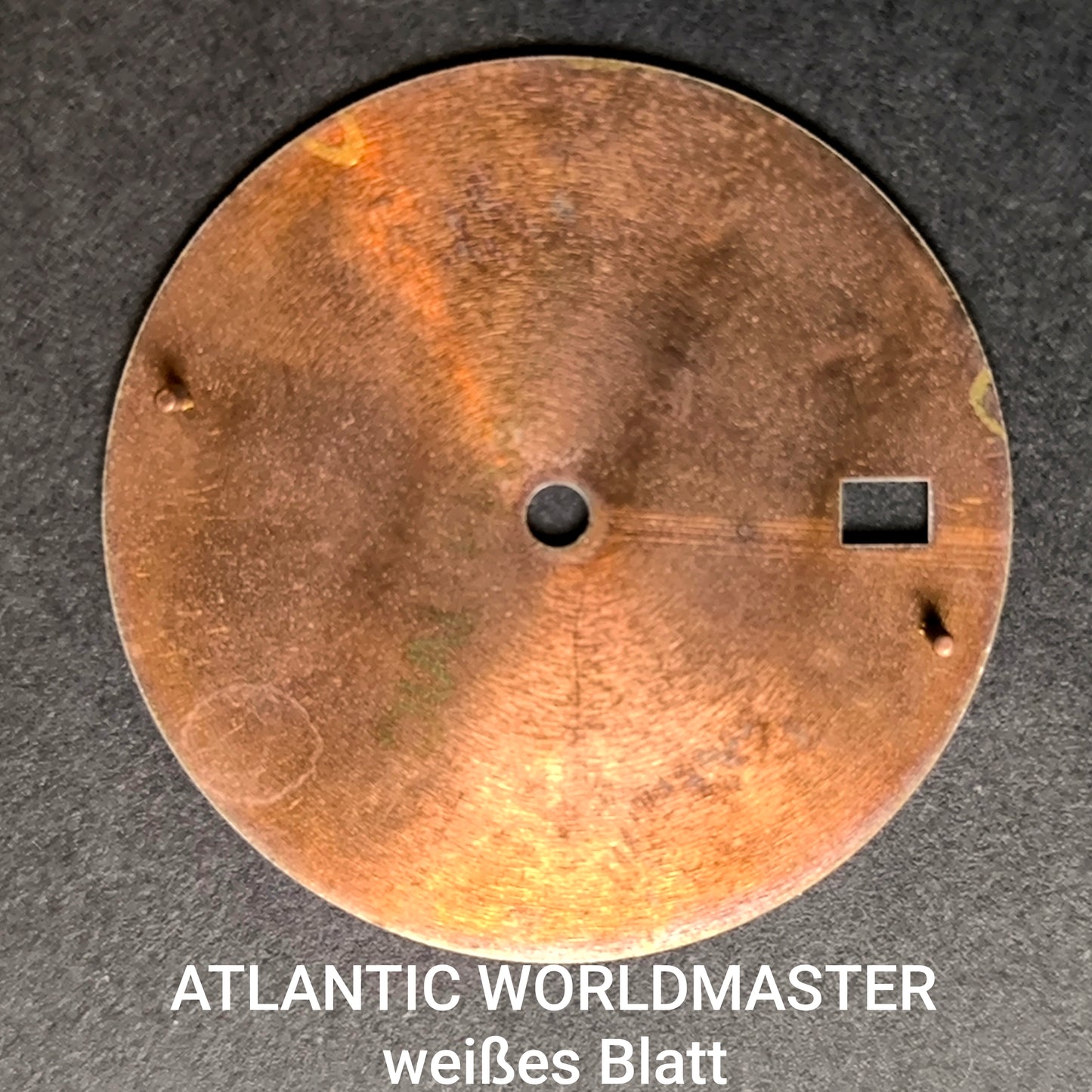 Atlantik Worldmaster Automatic - NOS - Zifferblatt - Weiss/Schwarz/Rot - D = 28,0mm - Eta Cal. 2824-2