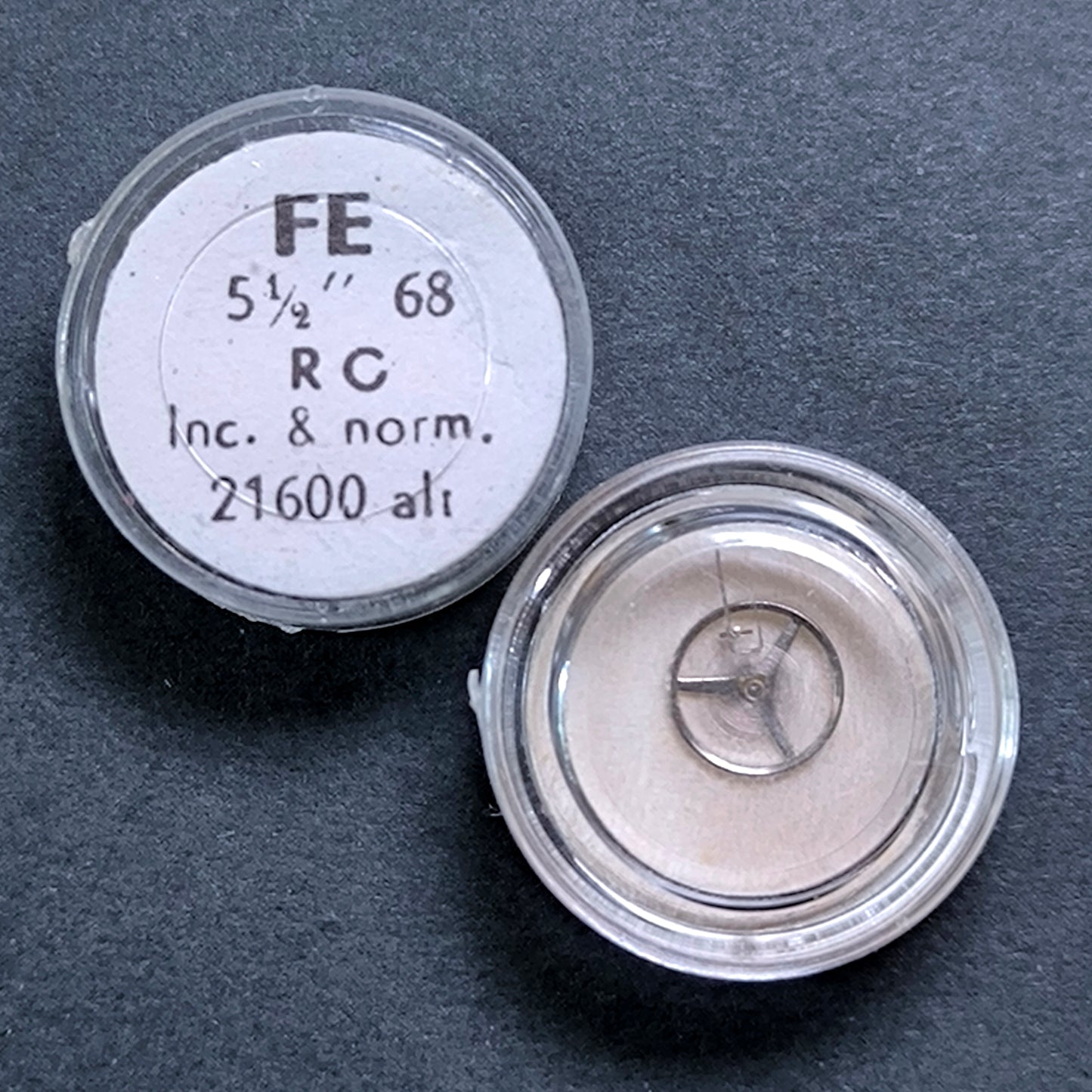 FE - France Ebauches - Unruh Komplett - NOS - Cal. 68 - Vintage - Part. 721