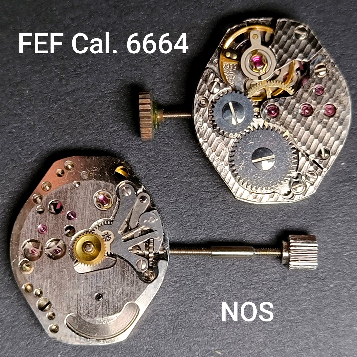FEF Cal. 6664 - NOS - Movement - Uhrwerk - Vintage