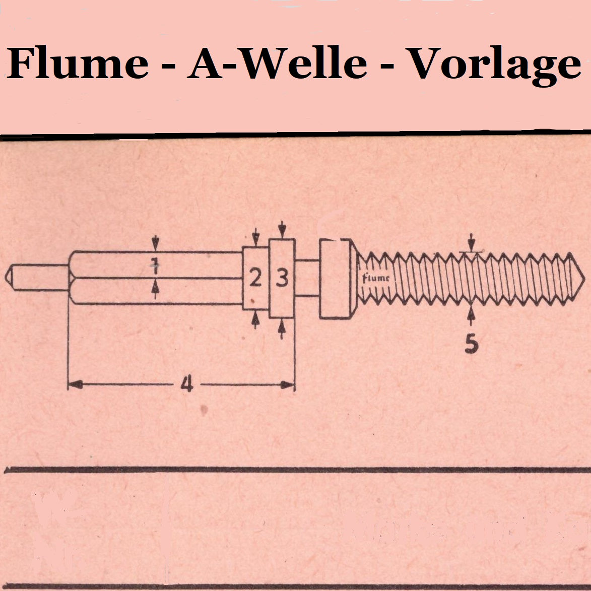Helvetia - 18,5`` - Cal. 32 - Flume Nr. 1684 - Aufzugwelle / Winding Stem - NOS - Vintage - Part Nr. 401