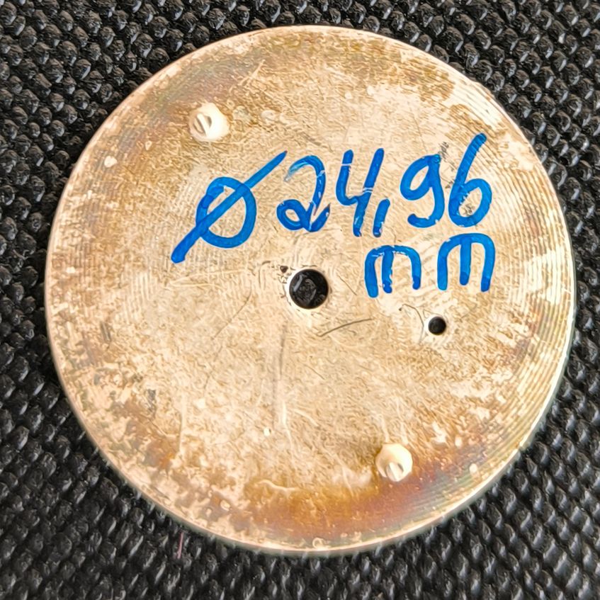 Helvetia - Zifferblatt / Dial - NOS - Vintage - Cal. 82 - 1930er-40er Jahre - D = 24,96mm