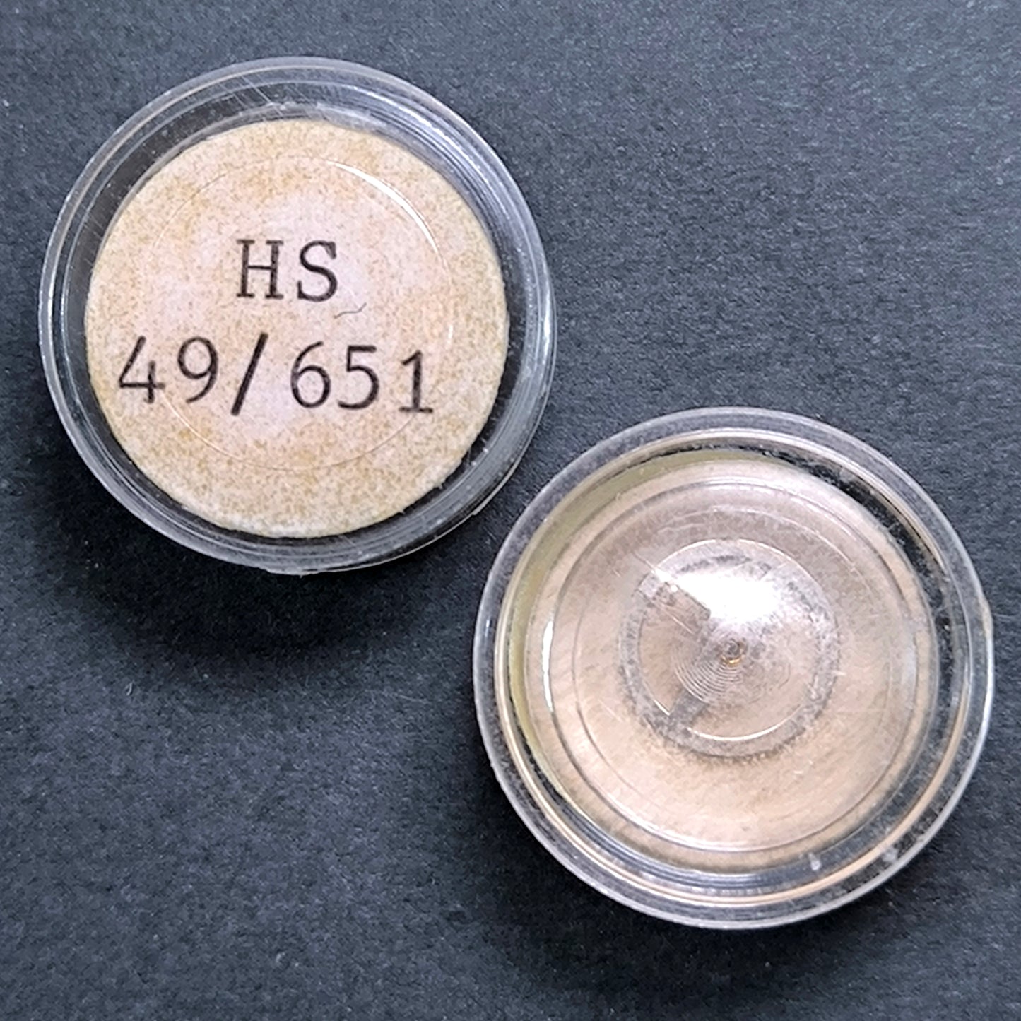 HS - Lorsa - Unruh Komplett - NOS - Cal. 49 = ident. Cal. 651 - Vintage - Part. 721