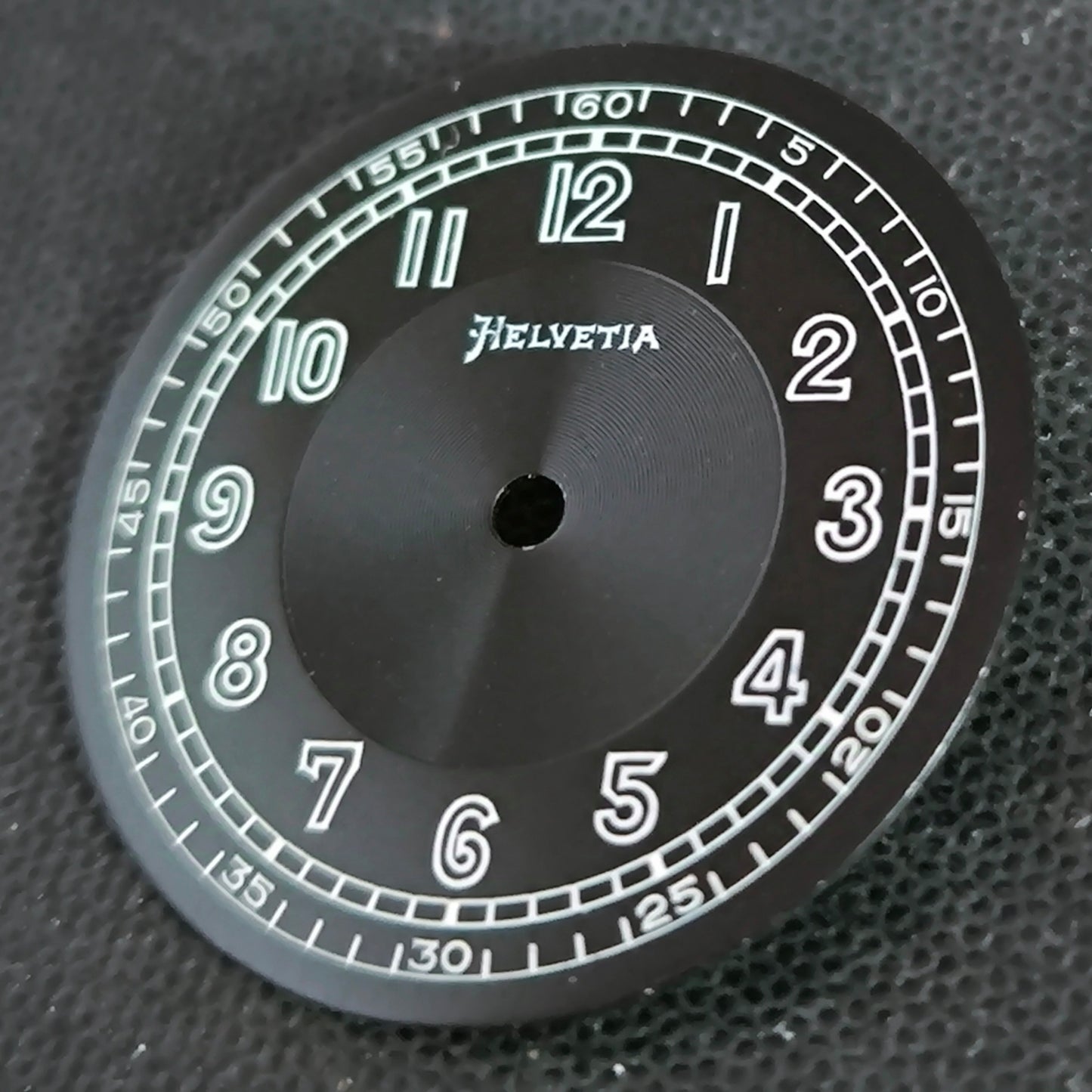 Helvetia WK2 - NOS - Zifferblatt - D = 25,5mm - für die Helvetia Cal. 800er Serie