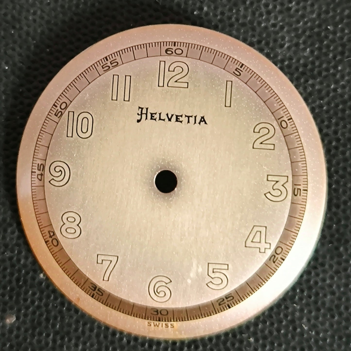 Helvetia - NOS - Zifferblatt - D = 25,7mm - für Helvetia Cal. 800er Serie - 1940er Jahre