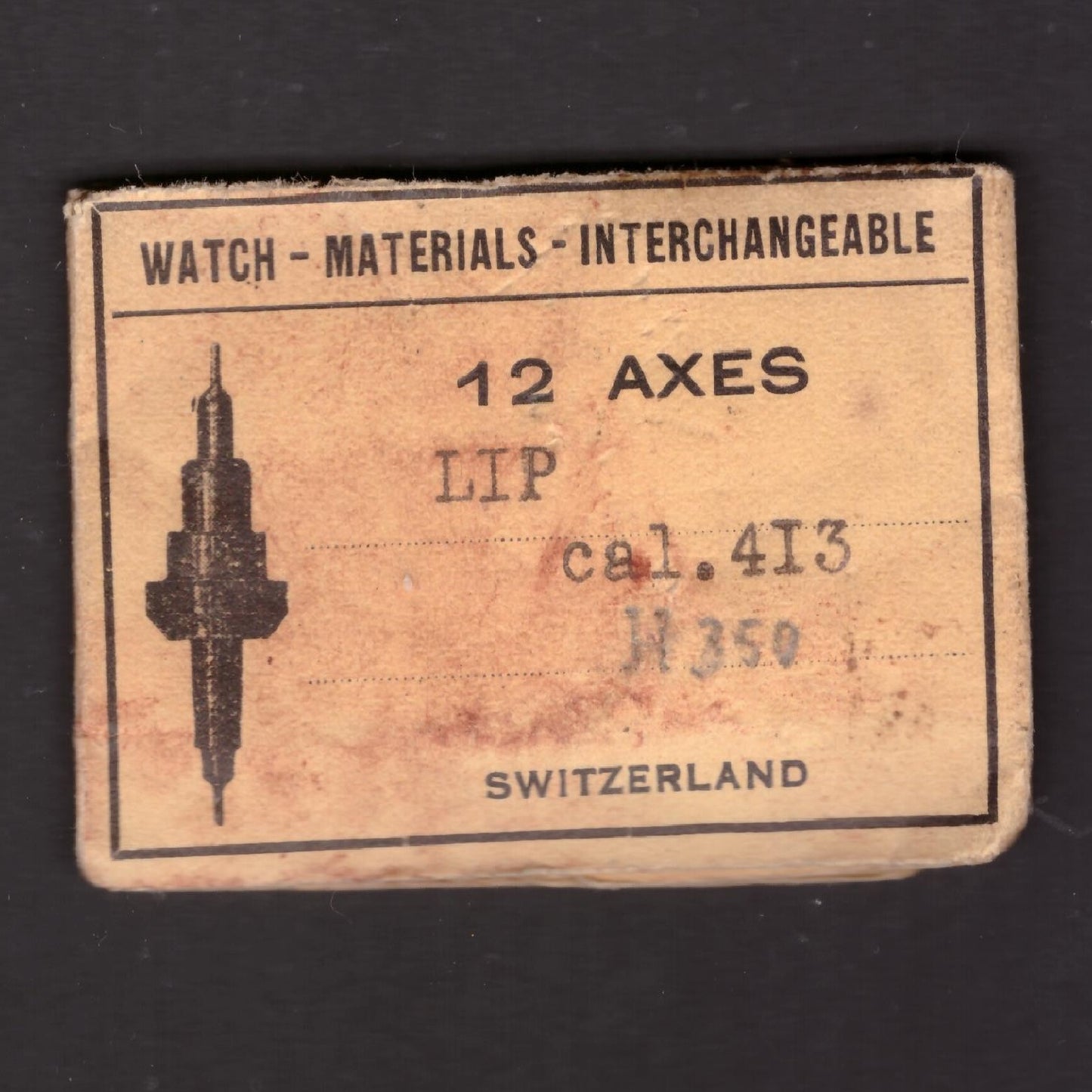 LIP - Cal.413 - Part. 723 - Unruhwelle / Balance Staff - NOS - Vintage