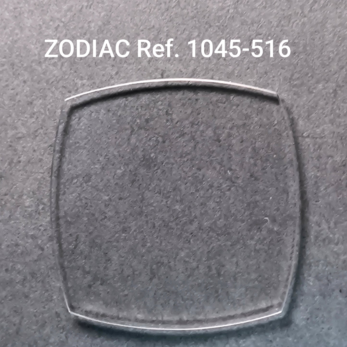 ZODIAC - orig. NOS mineral Uhrglas - Vintage - Ref. 1045-516