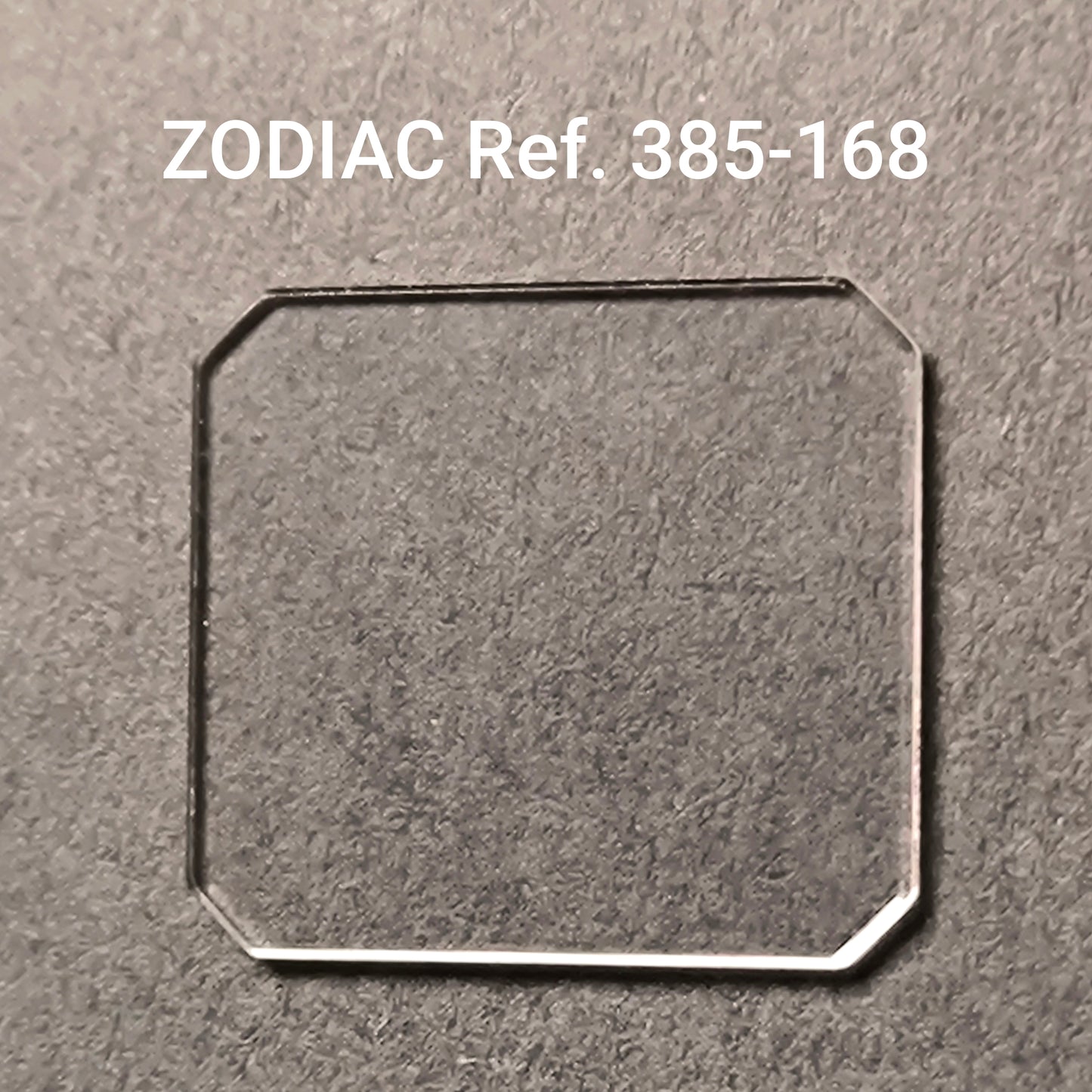 NOS - Mineral Uhrglas - ZODIAC - Ref. 385-168 - Vintage