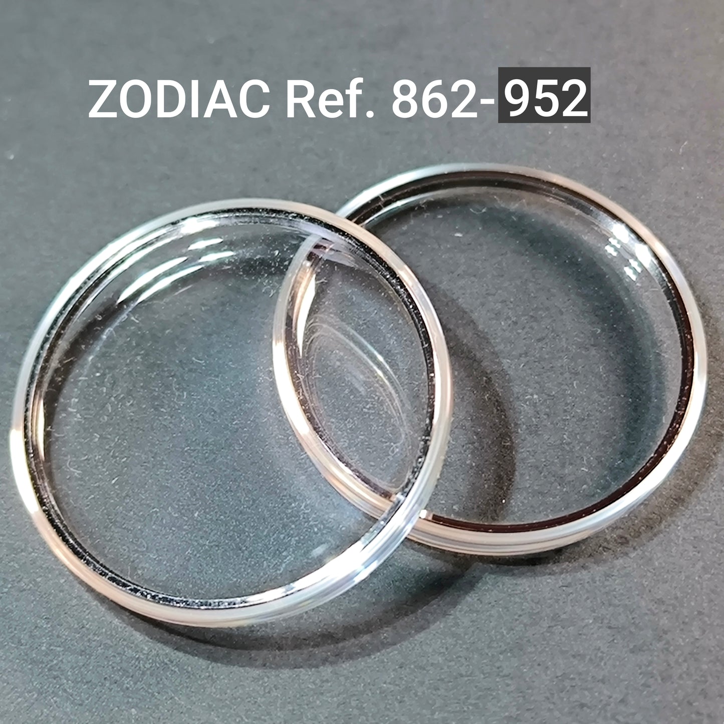 ZODIAC - orig. NOS Uhrglas - Vintage - Ref. 862-952 - Sea Wolf Diver Compressor SST 36000 Automatic
