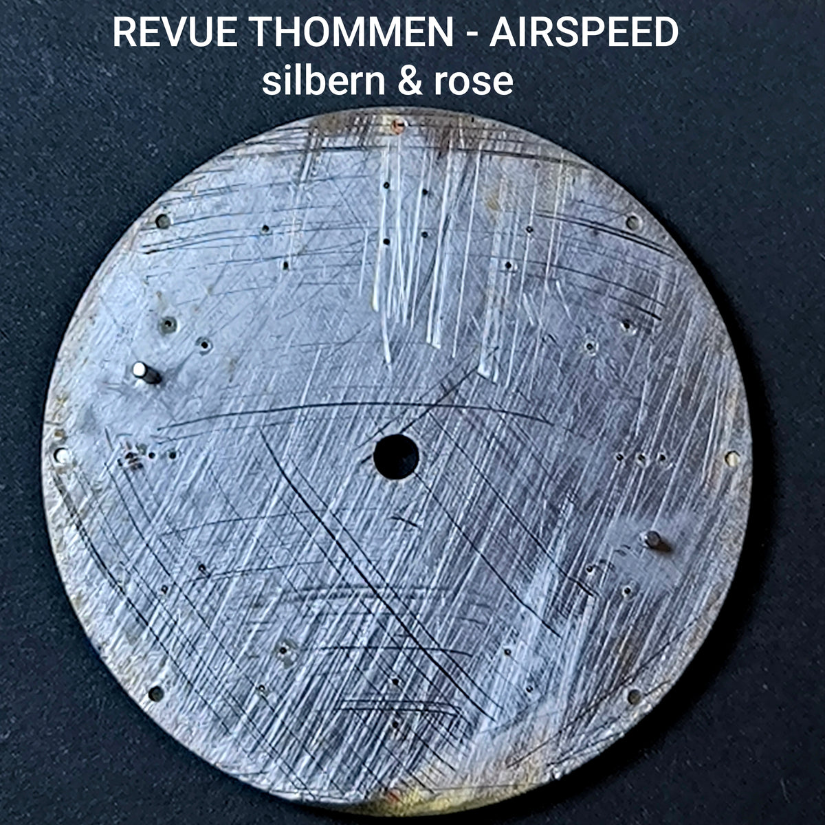 REVUE THOMMEN AIRSPEED XLARGE AUTOMATIC - ZIFFERBLATT / DIAL - für ETA Cal. 2836-2 - NOS - Durchmesser = 33,4mm