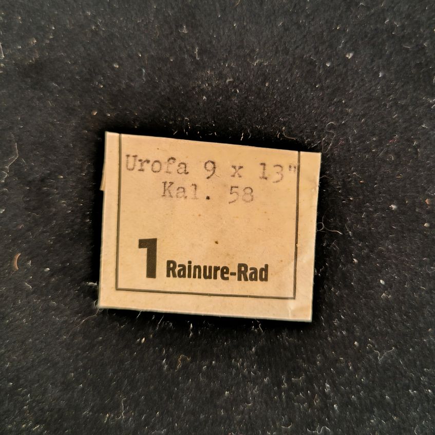 Urofa Cal. 58 - Kupplungstrieb / Clutch Wheel - Part. 407 - NOS - Vintage