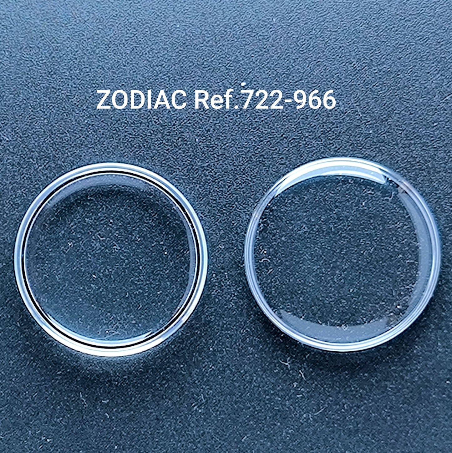 ZODIAC Sea Wolf - orig. NOS ATC Uhrglas - Vintage - Ref. 722-966
