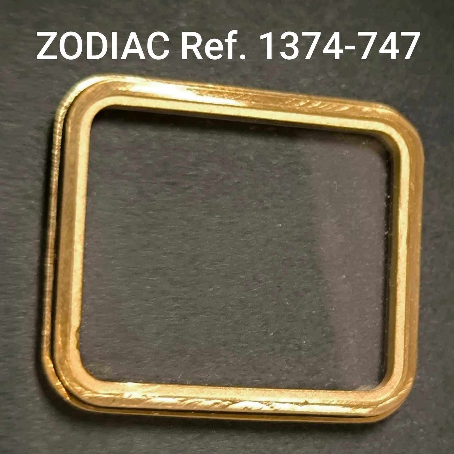ZODIAC - orig. NOS Uhrglas eingefasst in orig. NOS Lünette - Vintage - Ref. 1374-747