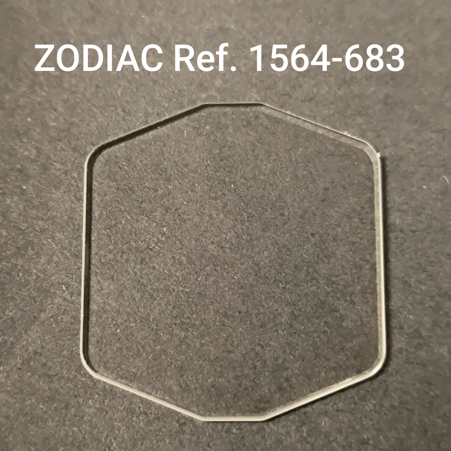 ZODIAC - orig. NOS Uhrglas - Vintage - Ref. 1564-683
