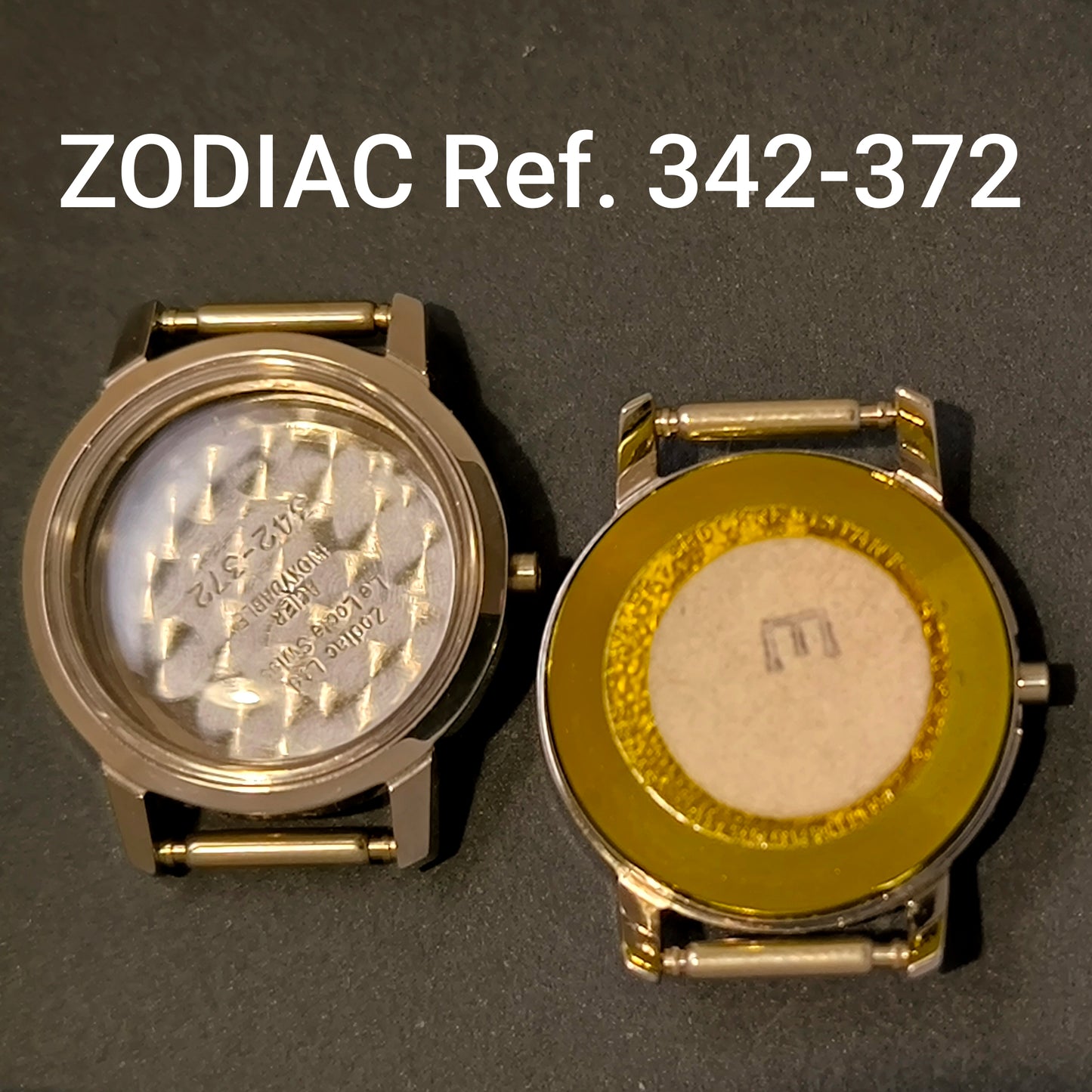 ZODIAC - Vintage NOS - orig. Gehäuse & Glas - Stahl - Ref. 342-372