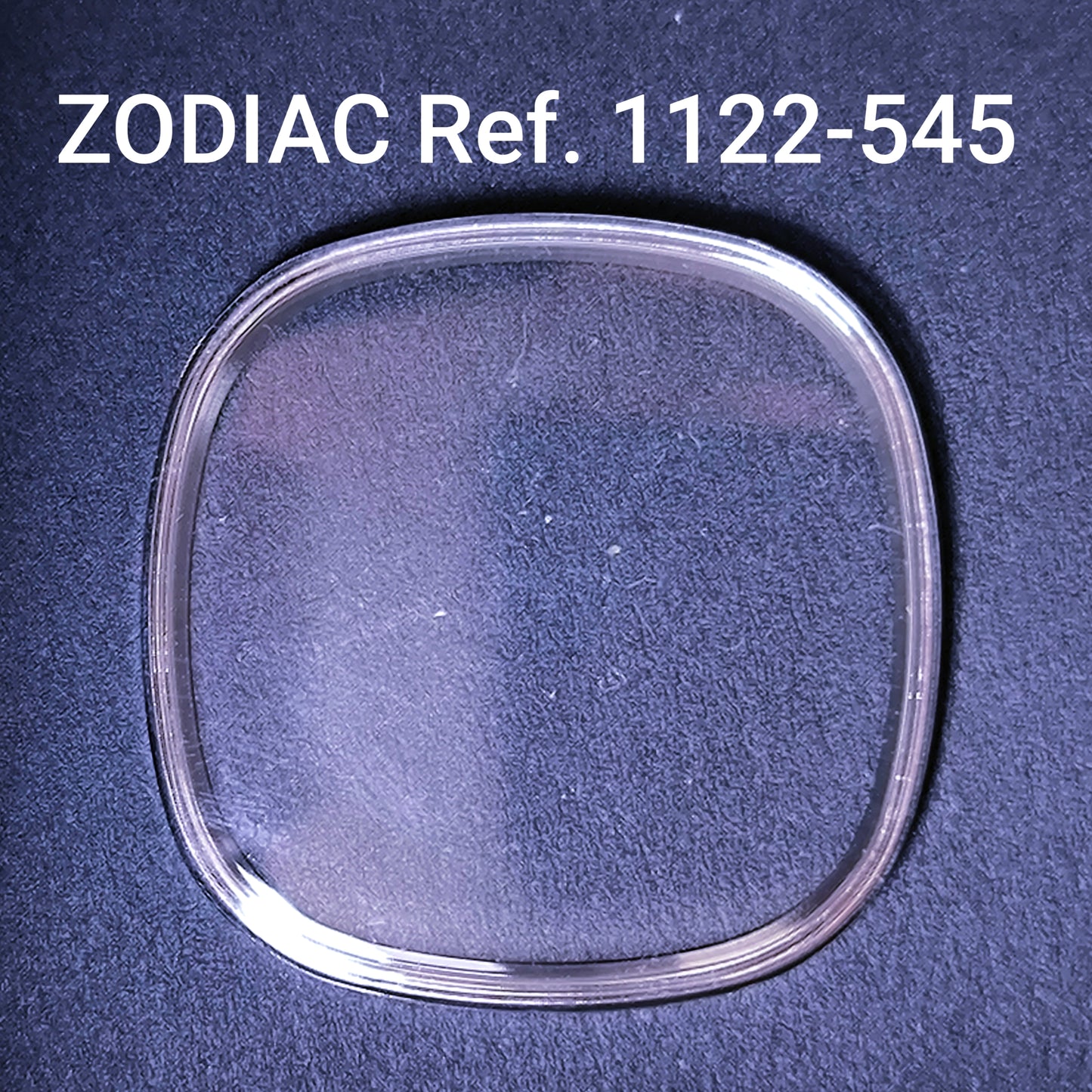 ZODIAC - orig. NOS Uhrglas - Vintage - Ref. 1122-545 - ATC Spannring