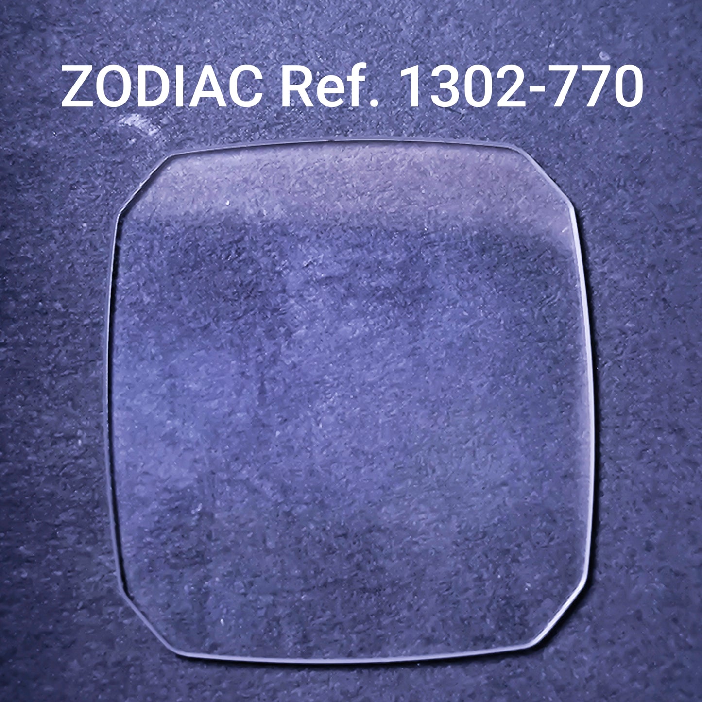 NOS - Mineral Form Uhrglas mit Glasdichtung - ZODIAC - Ref. 1302-770 - Vintage