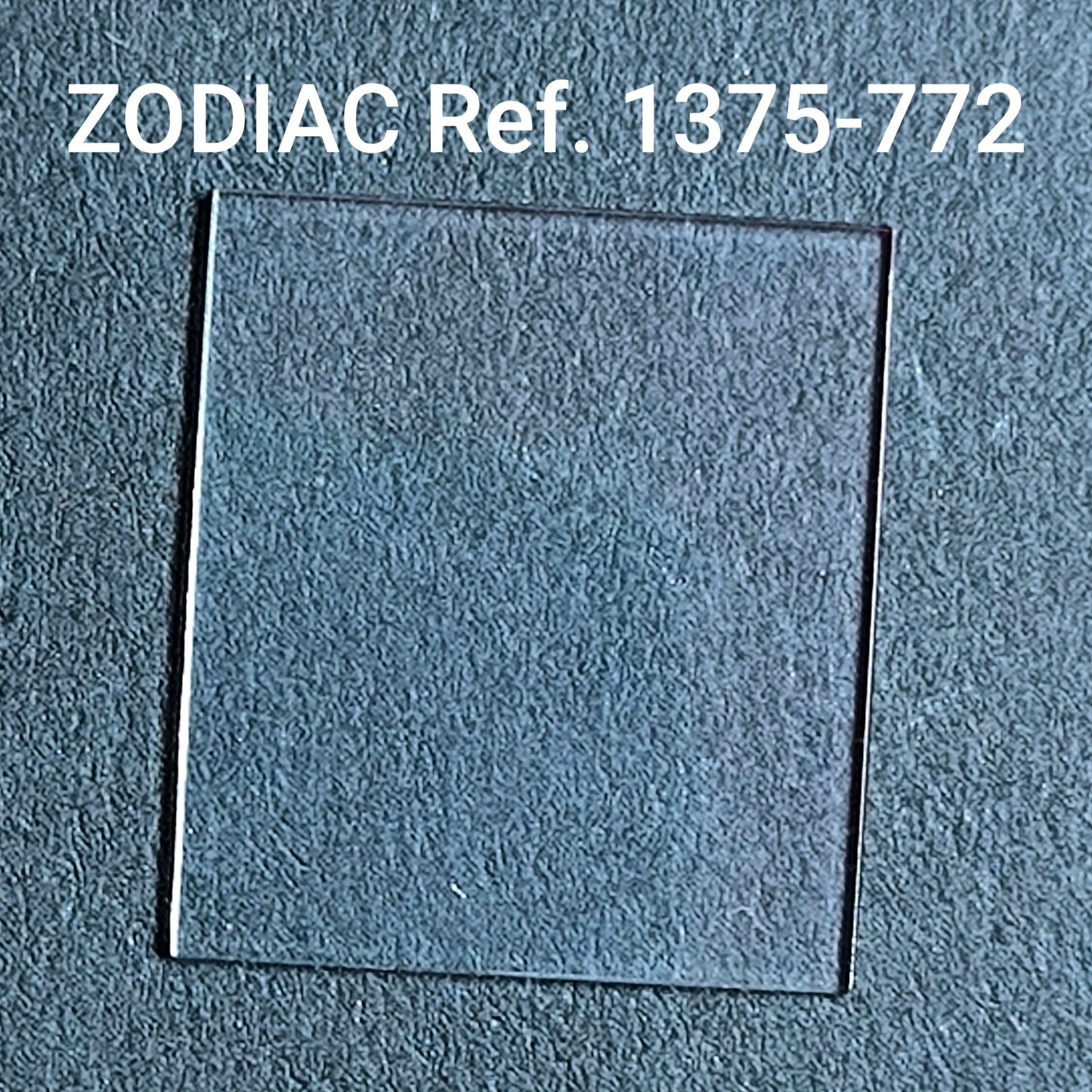 ZODIAC - orig. NOS Mineral Uhrglas - Vintage - Ref. 1375-772