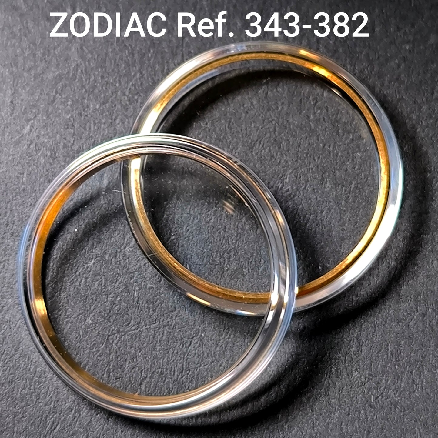 ZODIAC - orig. NOS ATG Uhrglas - Vintage - Ref. 343-382