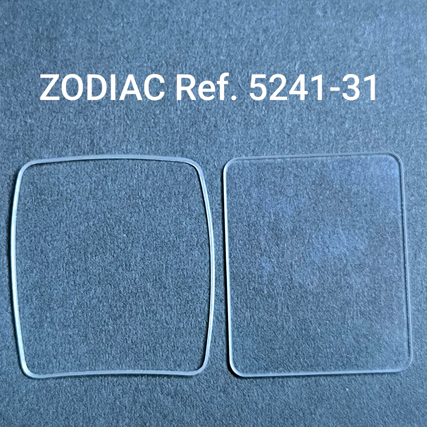 ZODIAC - orig. NOS Uhrglas mit I Dichtung - Vintage - Ref. 5241-31