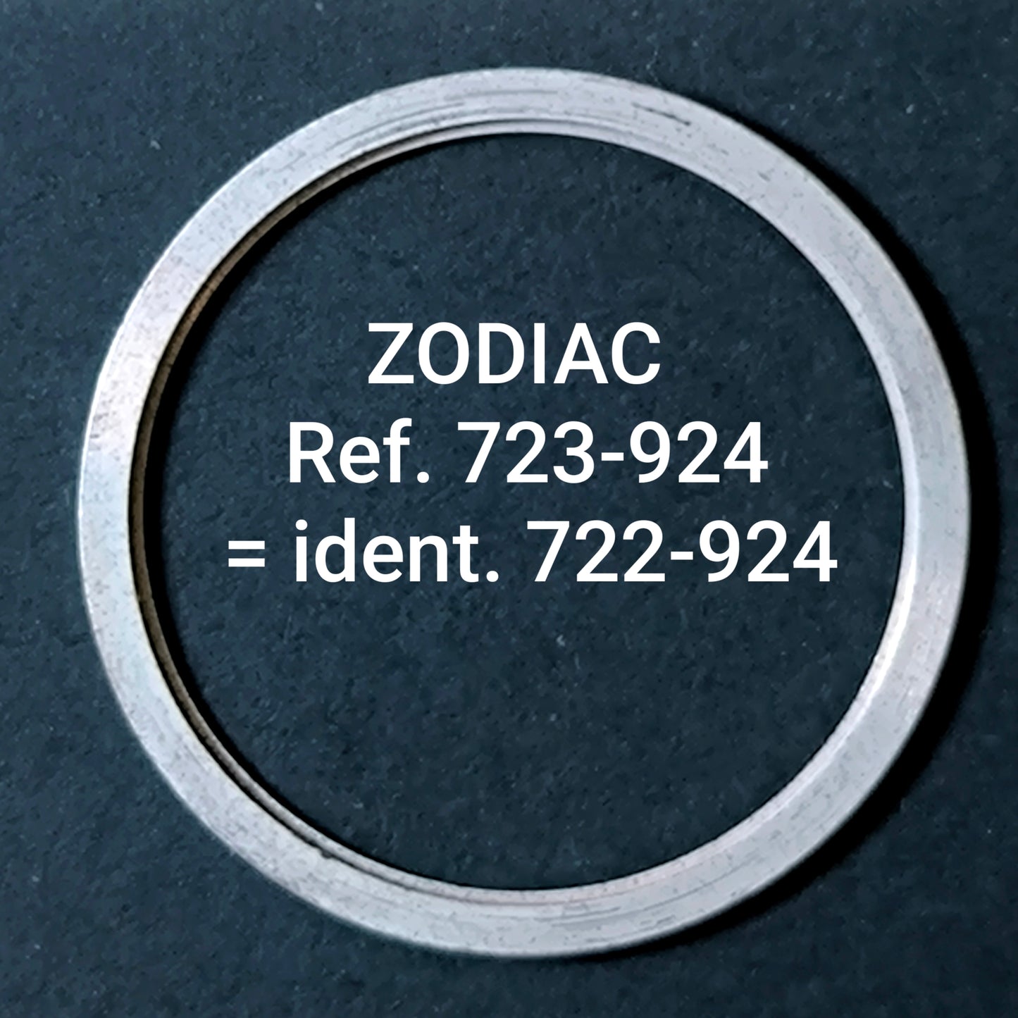 ZODIAC GOLDENLINE Automatic - orig. ATC Minuterie Spannring - Vintage - Ref. 722-924 = ident. Ref. 723-924