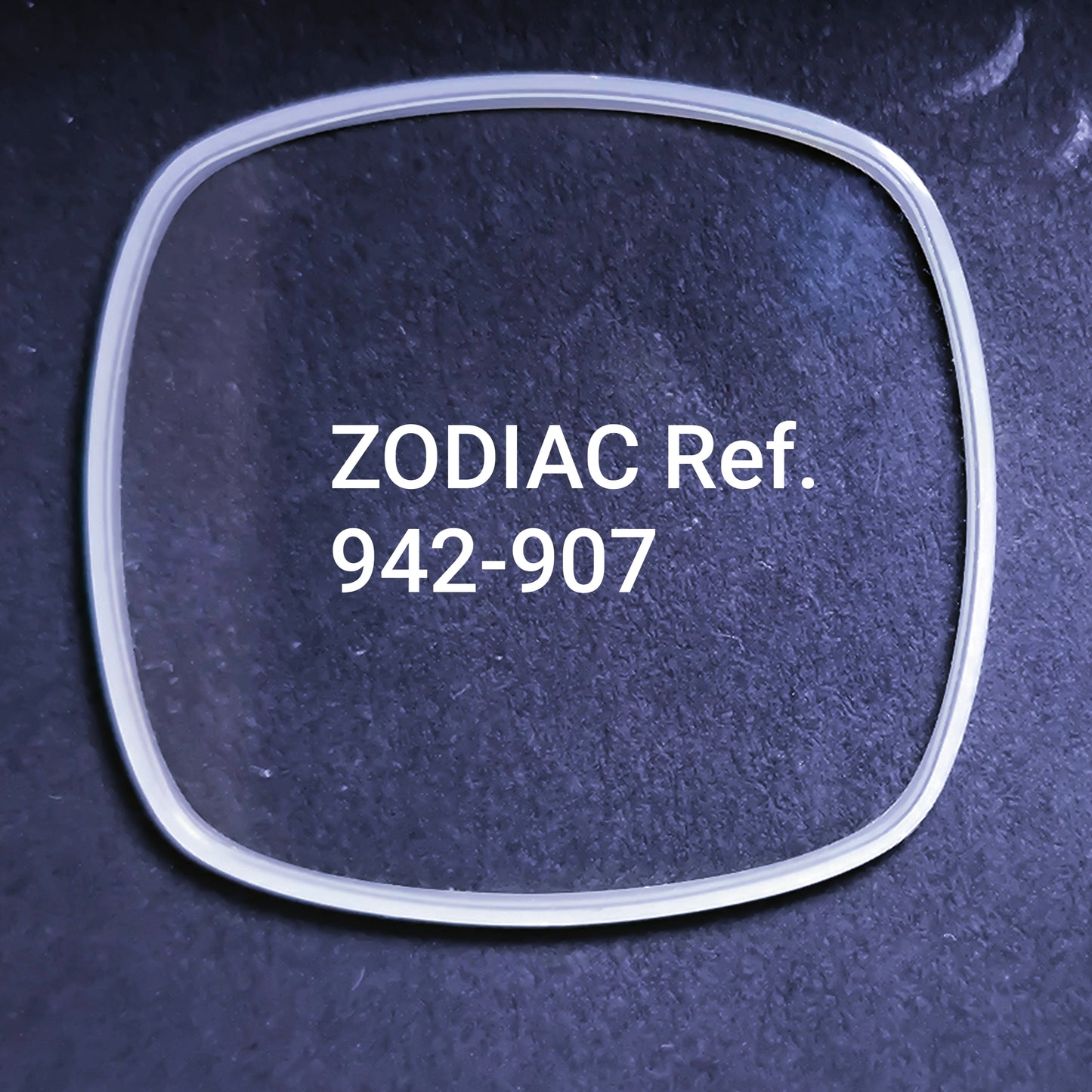 NOS - Mineral Form Uhrglas mit Glasdichtung - ZODIAC - Ref. 942-907 - Vintage