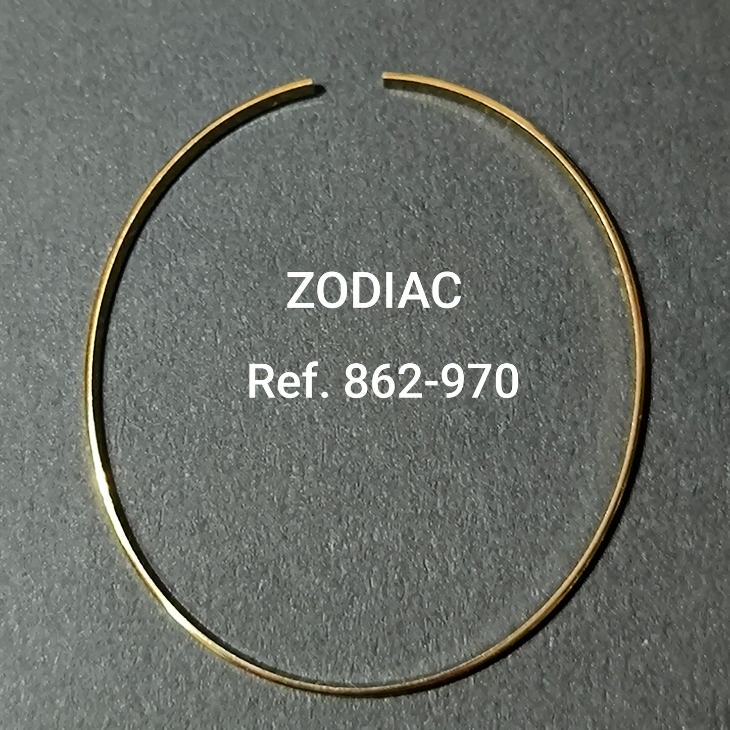 ZODIAC - orig. NOS Uhrglas - Vintage - Ref. 862-970 - Plexiglas Ballenform mit ATG oder ATC Spannring - für SST 36000 Herrenuhr Automatic