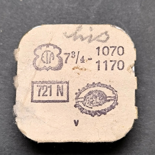 ETA - Unruh Komplett - NOS - Cal. 1070 ident. = Cal. 1170 - Part. 721