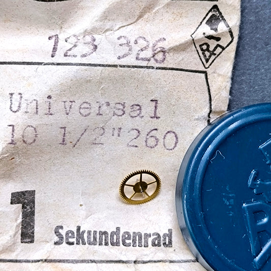 Universal - Cal. 260 - Part. 224 - Sekundenrad / Fourth Wheel - NOS - Vintage