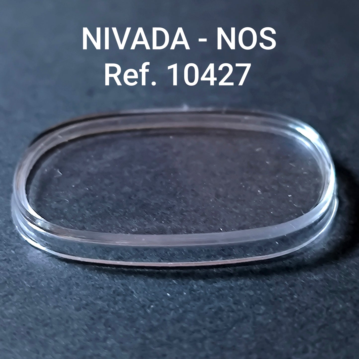 NIVADA - Plexi GLAS - Sonderform - Ref. 10427 - NOS - Vintage