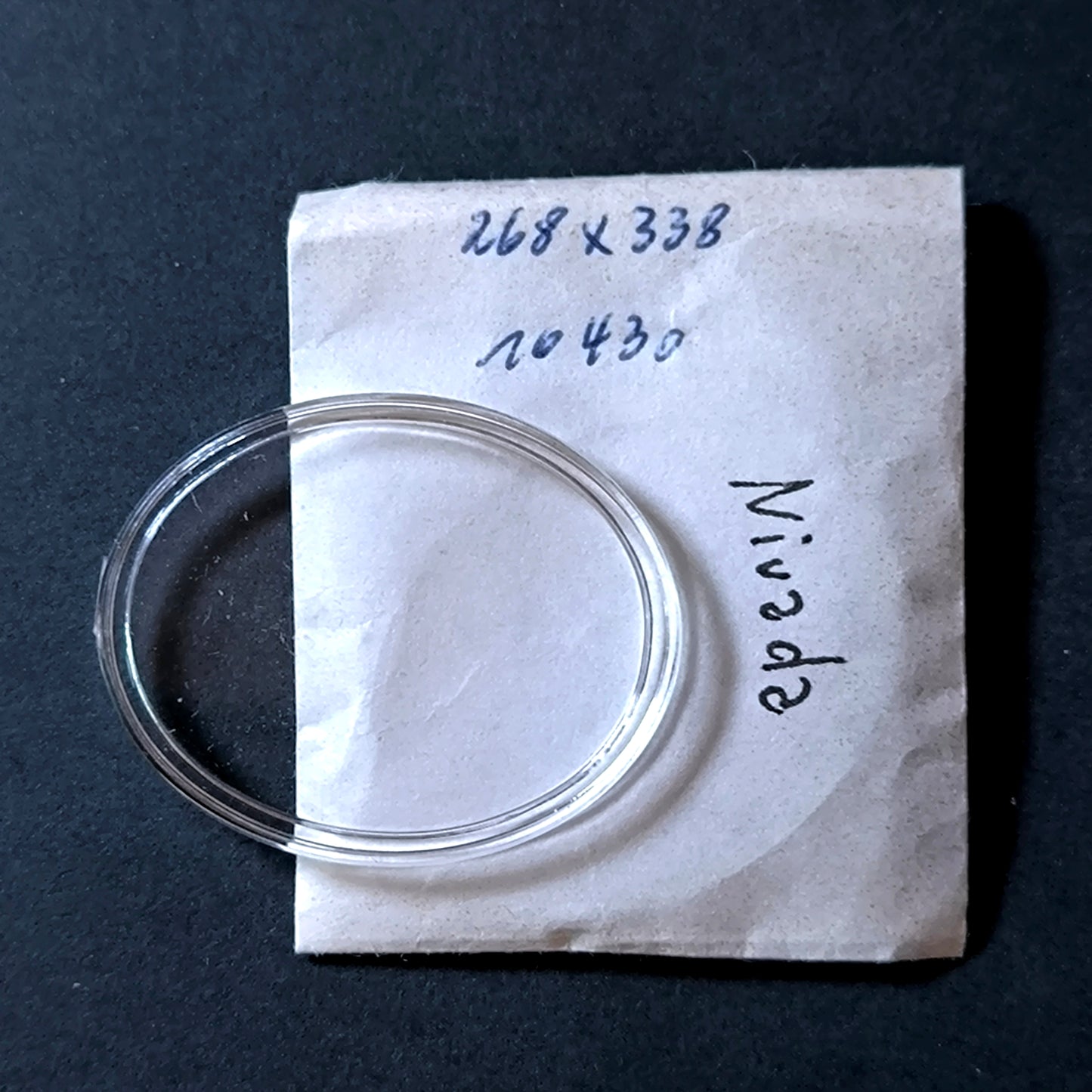 NIVADA - Plexi GLAS - Sonderform - Ref. 10430 - NOS - Vintage