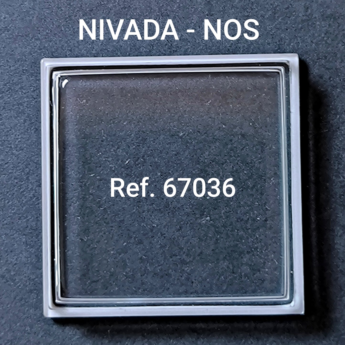 NIVADA - Plexi GLAS & Dichtung - Sonderform - Ref. 67036 - NOS - Vintage
