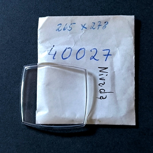 NIVADA - Plexi GLAS - Sonderform - Ref. 40027 - NOS - Vintage