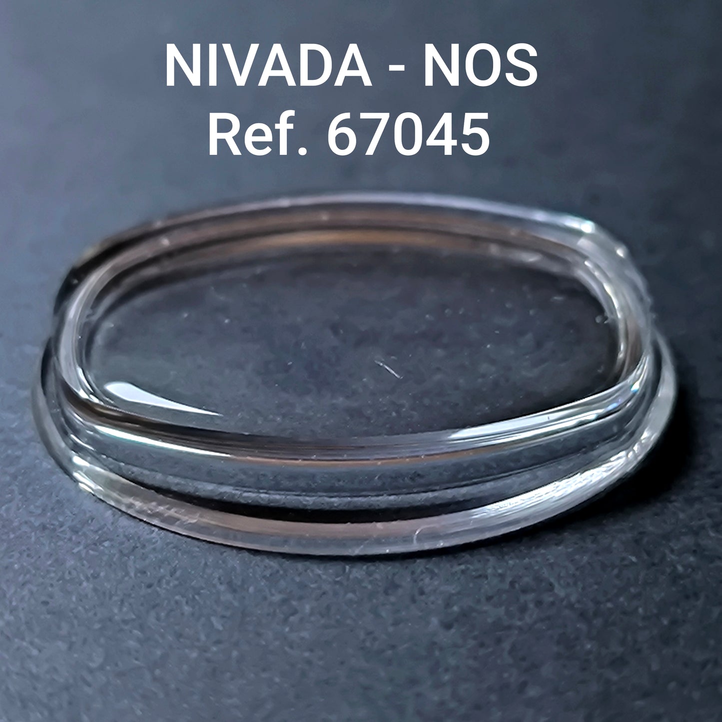 NIVADA - Plexi GLAS - Sonderform - Ref. 67045 - NOS - Vintage