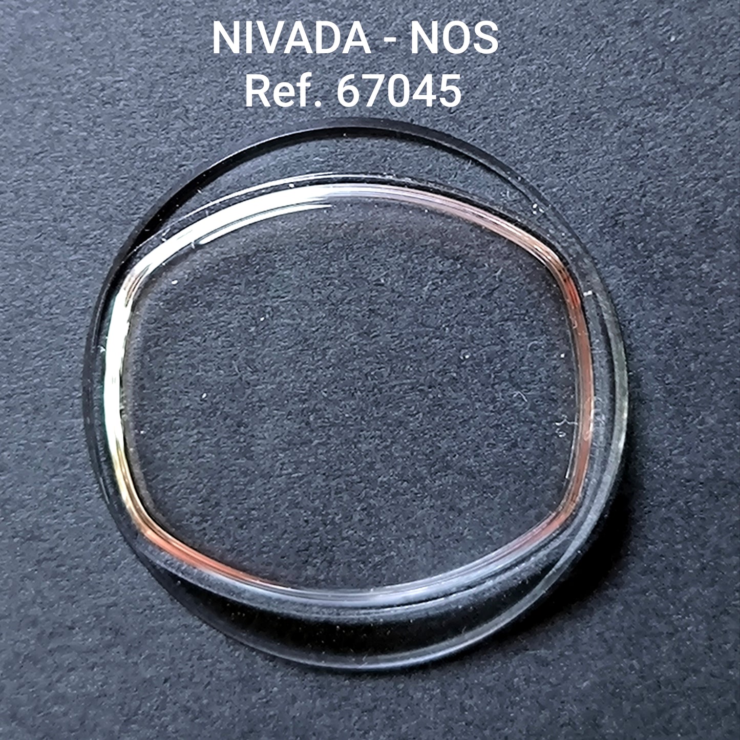 NIVADA - Plexi GLAS - Sonderform - Ref. 67045 - NOS - Vintage