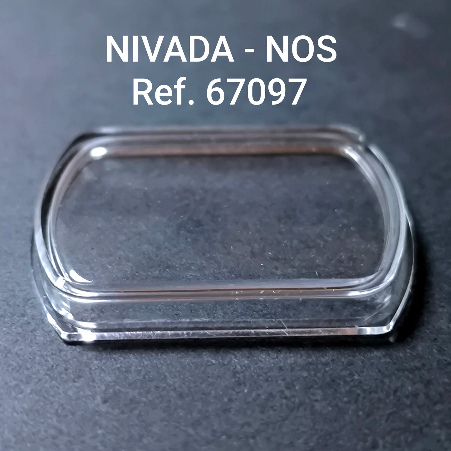 NIVADA - Plexi GLAS - Sonderform - Ref. 67097 - NOS - Vintage