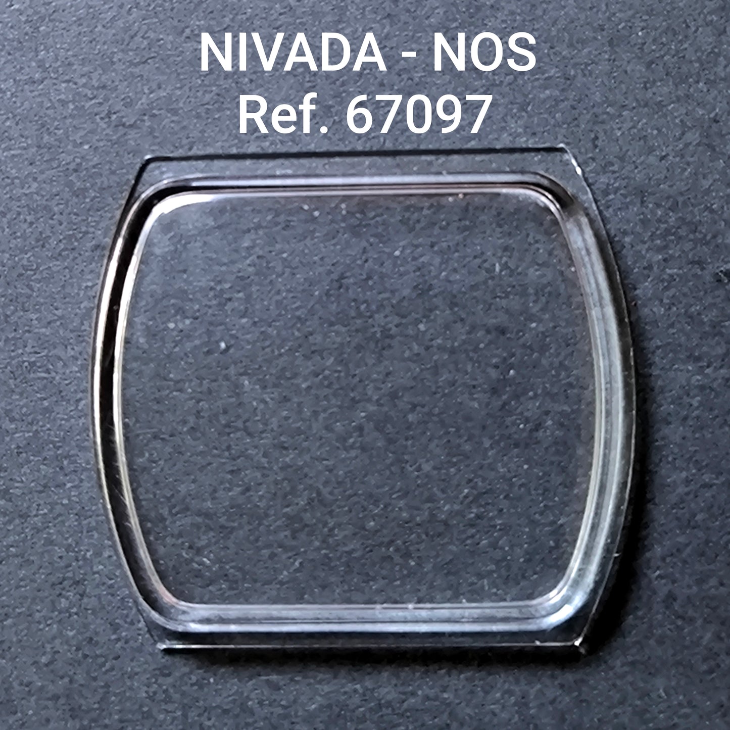 NIVADA - Plexi GLAS - Sonderform - Ref. 67097 - NOS - Vintage