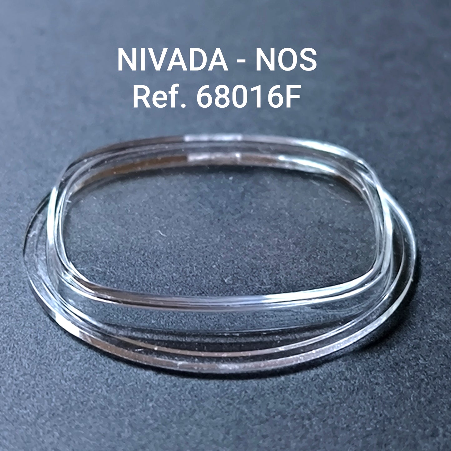 NIVADA - Plexi GLAS - Sonderform - Ref. 68016F - NOS - Vintage