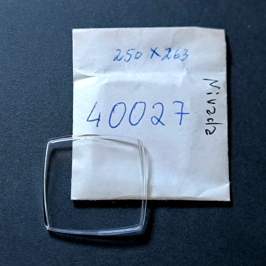 NIVADA - Plexi GLAS - Sonderform - Ref. 40027 - NOS - Vintage