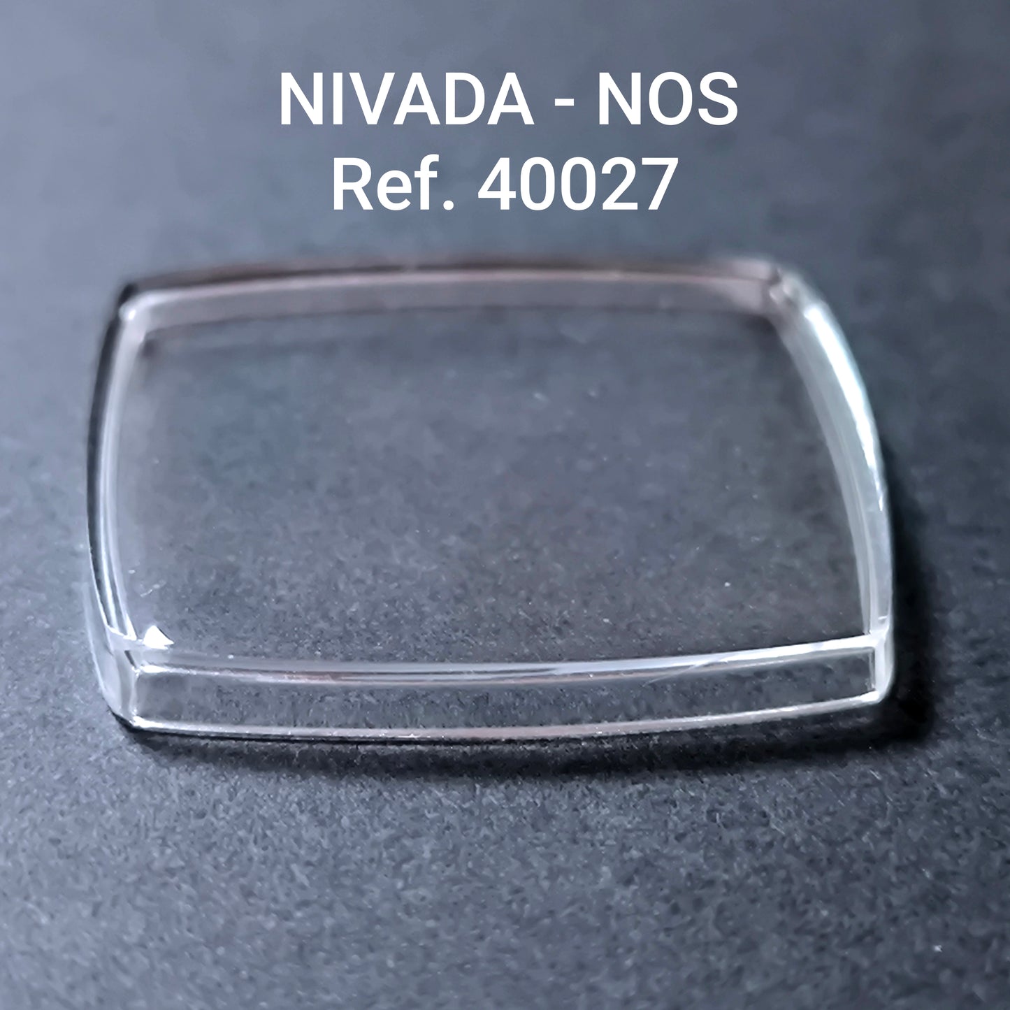 NIVADA - Plexi GLAS - Sonderform - Ref. 40027 - NOS - Vintage