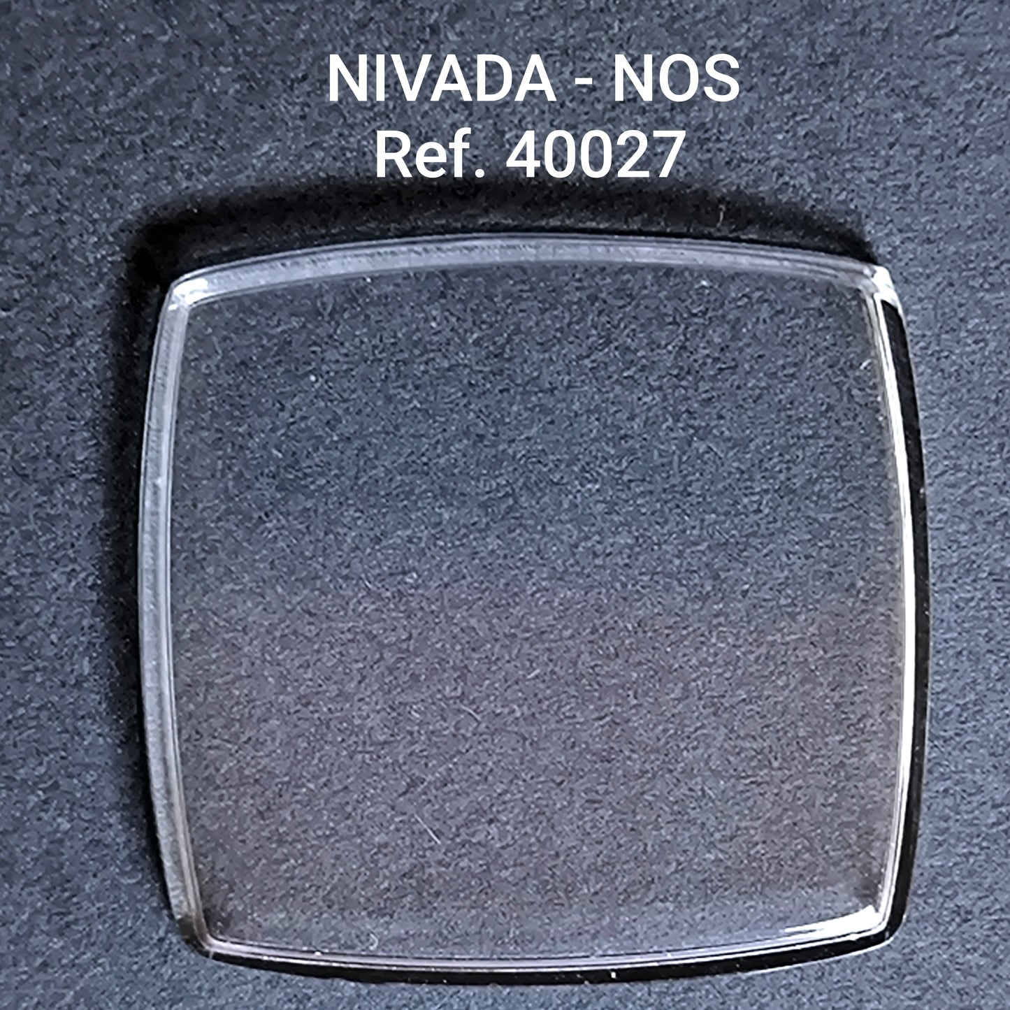 NIVADA - Plexi GLAS - Sonderform - Ref. 40027 - NOS - Vintage