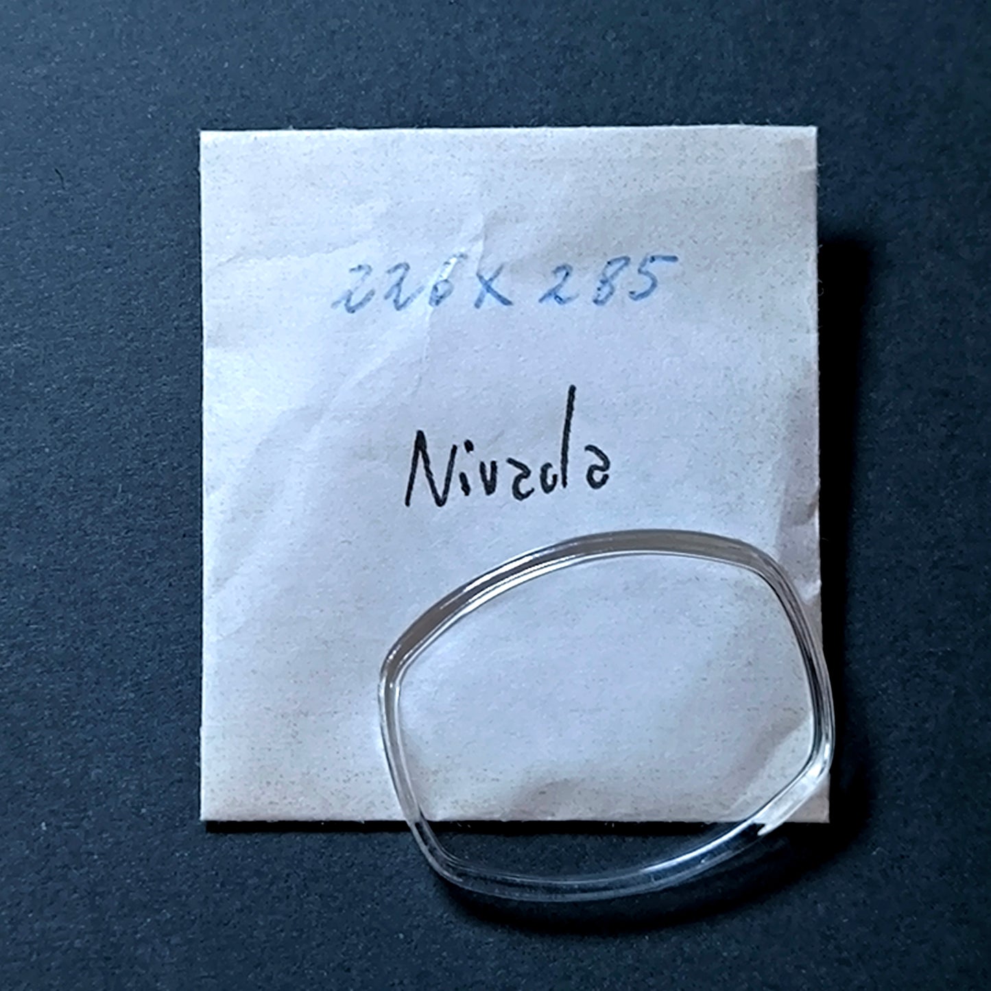 NIVADA - Plexi GLAS - Sonderform - 285 x 226 - NOS - Vintage