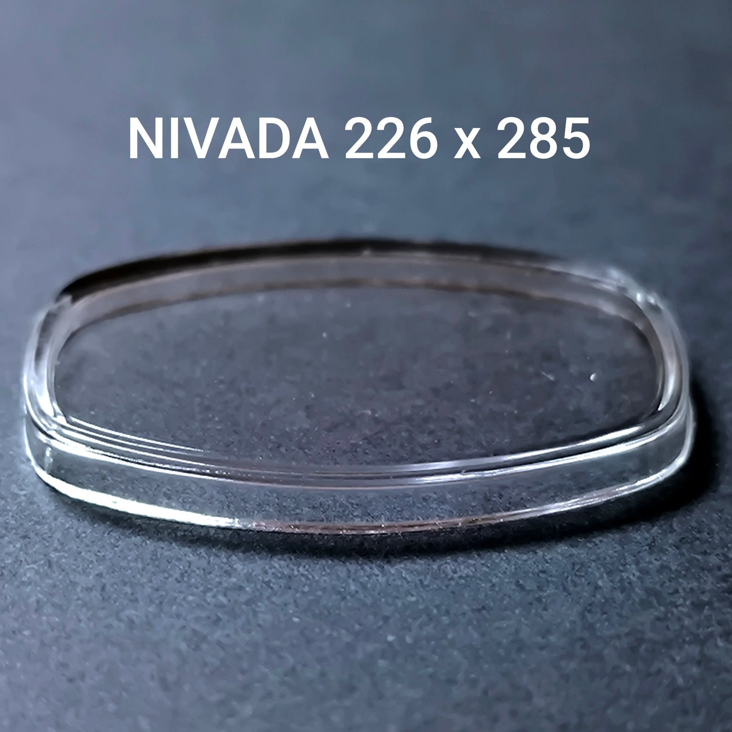 NIVADA - Plexi GLAS - Sonderform - 285 x 226 - NOS - Vintage