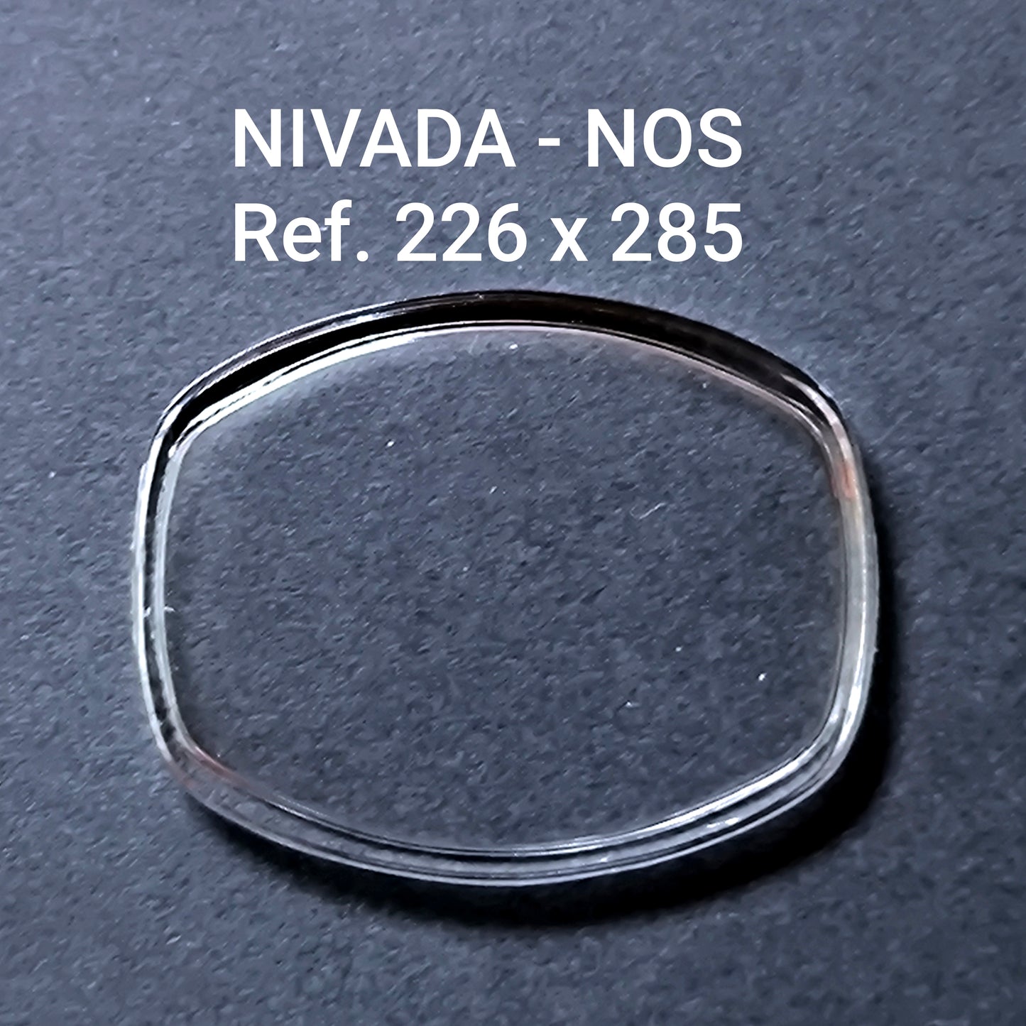 NIVADA - Plexi GLAS - Sonderform - 285 x 226 - NOS - Vintage