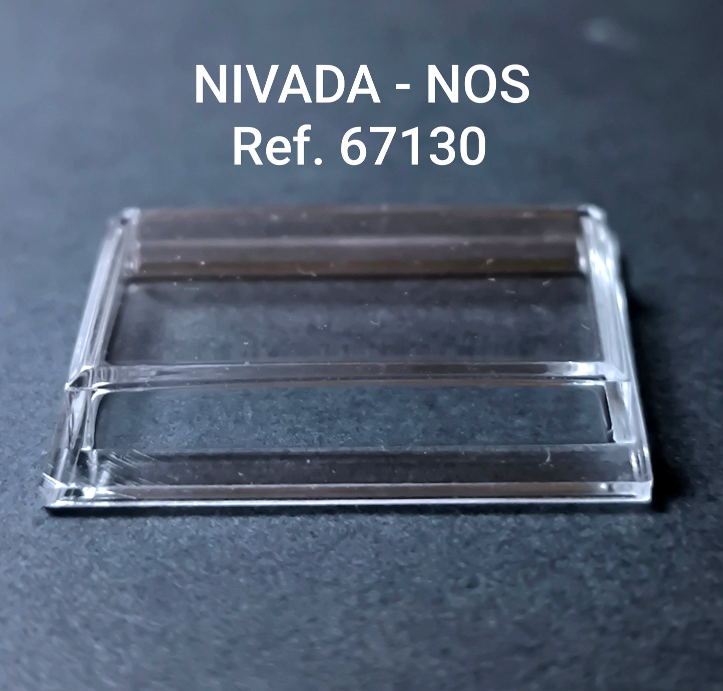 NIVADA - Plexi GLAS - Sonderform - Ref. 67130 - NOS - Vintage