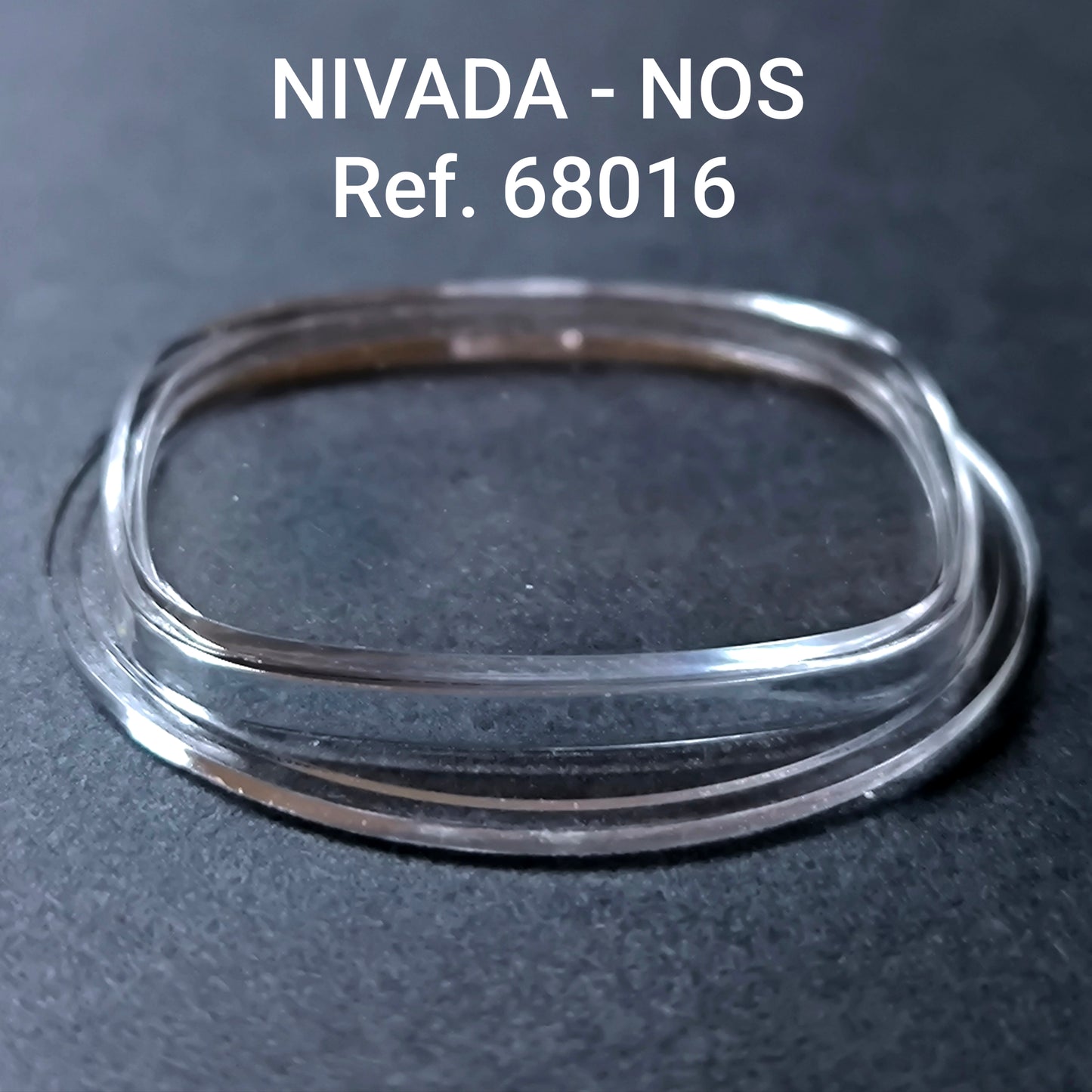 NIVADA - Plexi GLAS - Sonderform - Ref. 68016 - NOS - Vintage
